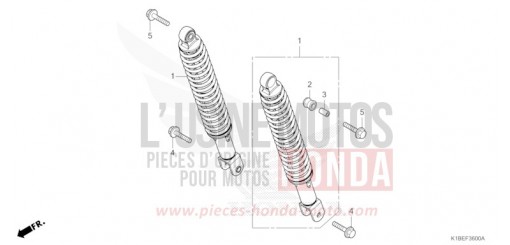 KISSEN, HINTEN NSS350ASS de 2025